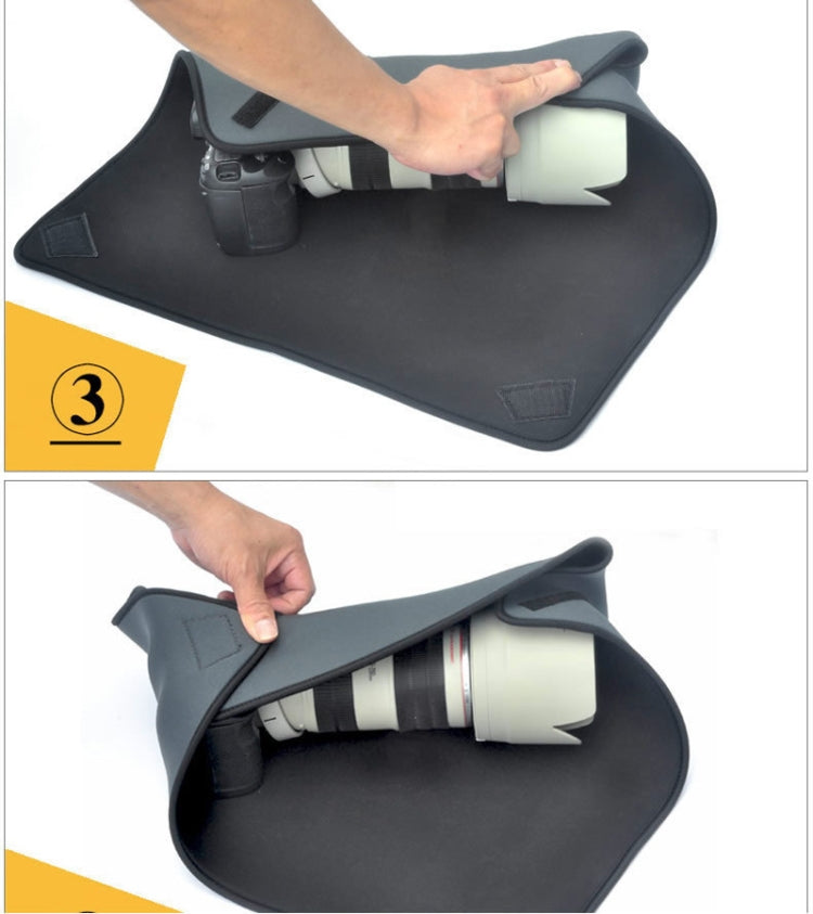 Shockproof Neoprene Bag Magic Wrap Blanket for Canon / Nikon / Sony Camera Lens, Size: 35 x 35cm, 35 x 35cm
