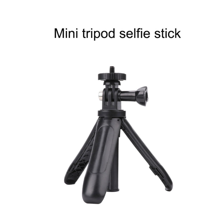 Foldable Tripod Selfie Stick for GoPro, Insta360, DJI & Action Cameras, 12-23cm (Blue)