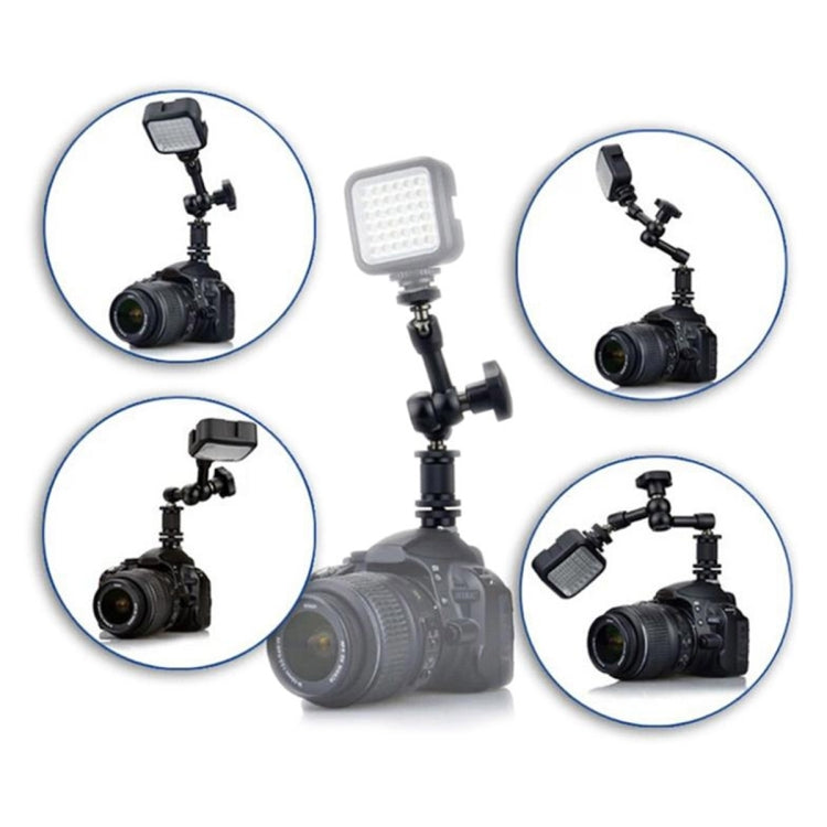 7 inch Adjustable Friction Articulating Magic Arm + Large Claws Clips