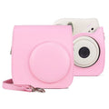 Retro Full Body PU Leather Case Camera  Bag with Strap for FUJIFILM instax mini 7+, For FUJIFILM instax mini 7+