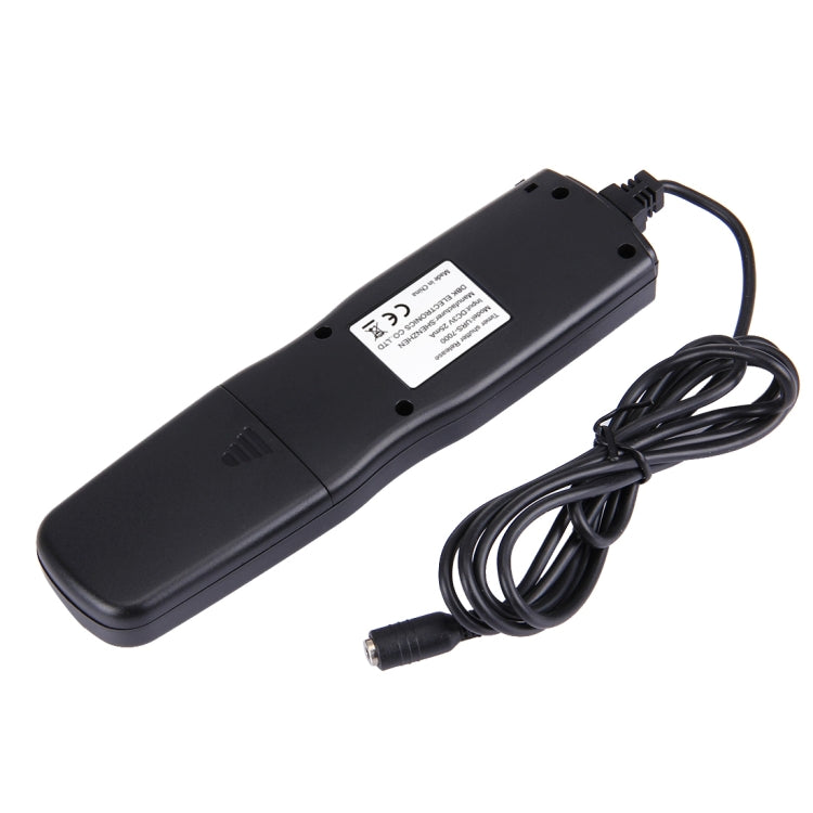 RST-7001 LCD Screen Time Lapse Intervalometer Shutter Release Digital Timer Remote Controller with C6 Cable for CANON 1000D/550D/60D, PENTAX:K20D/K200D/K10D, SAMSUNG GX-20/GX-10 Camera(Black)