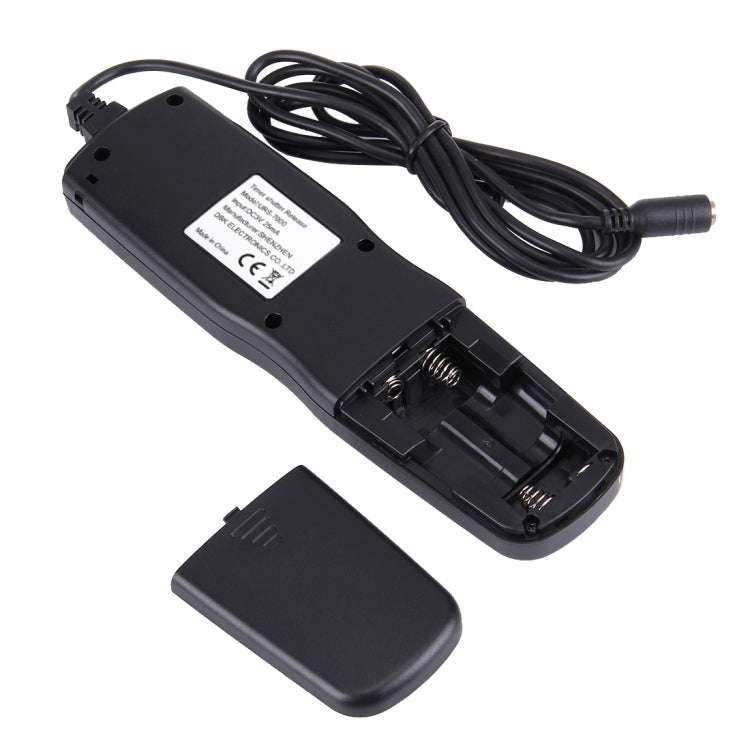 RST-7001 LCD Screen Time Lapse Intervalometer Shutter Release Digital Timer Remote Controller with C6 Cable for CANON 1000D/550D/60D, PENTAX:K20D/K200D/K10D, SAMSUNG GX-20/GX-10 Camera(Black)