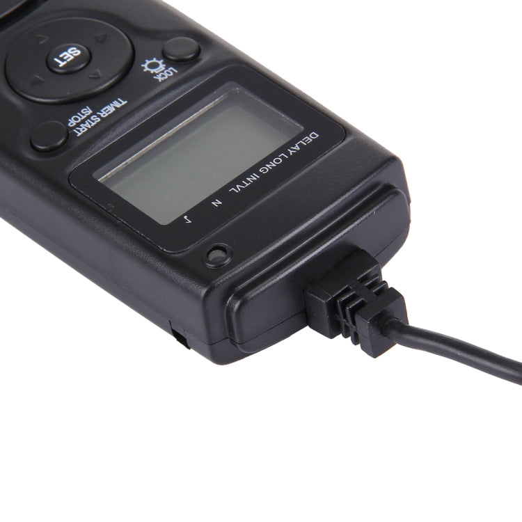 RST-7001 LCD Screen Time Lapse Intervalometer Shutter Release Digital Timer Remote Controller with C6 Cable for CANON 1000D/550D/60D, PENTAX:K20D/K200D/K10D, SAMSUNG GX-20/GX-10 Camera(Black)