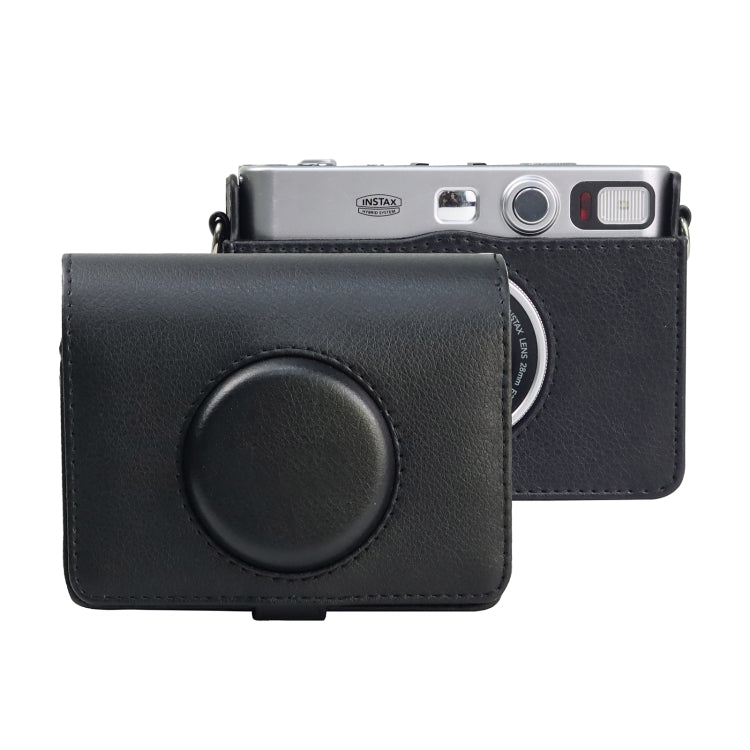Retro Full Body Camera PU Leather Case Bag with Strap for FUJIFILM instax mini Evo, For FUJIFILM instax mini Evo Retro