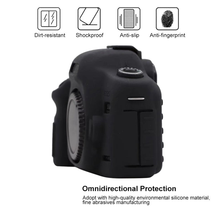 For Canon EOS 5D Mark II Soft Silicone Protective Case, For Canon EOS 5D Mark II