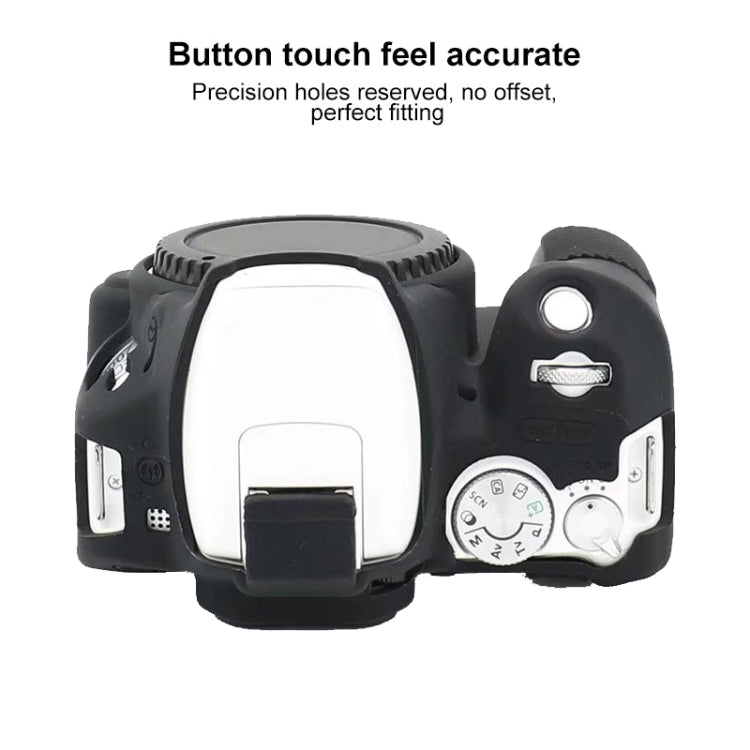 For Canon EOS 200D / EOS 200D Mark II Soft Silicone Protective Case, For Canon EOS 200D / EOS 200D Mark II, For Canon EOS 200D
