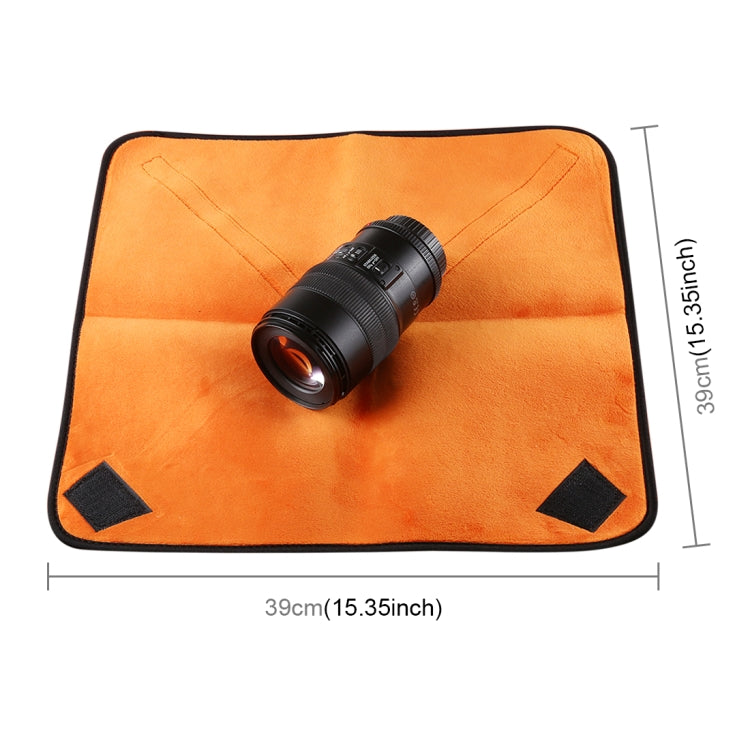 Hundred-folding Cloth Photography Camera SLR Liner Lens Bag Thickening Wrapped Cloth Plus Velvet, Size: 40x40cm, Size: 40x40cm