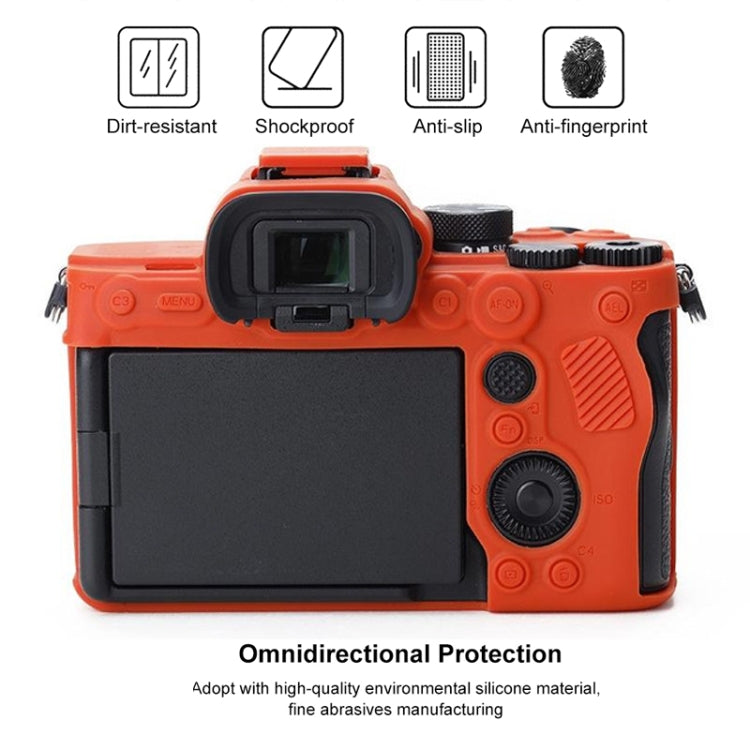 Soft Silicone Protective Case for Sony A7 IV, For Sony A7 IV