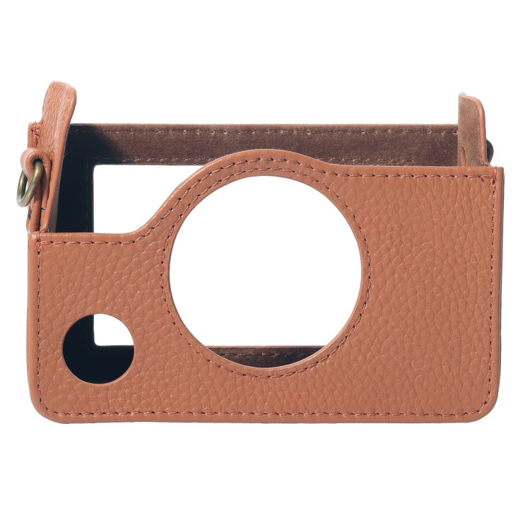 For FUJIFILM instax mini Evo Full Body Camera Genuine Leather Case Bag with Strap, For FUJIFILM instax mini Evo