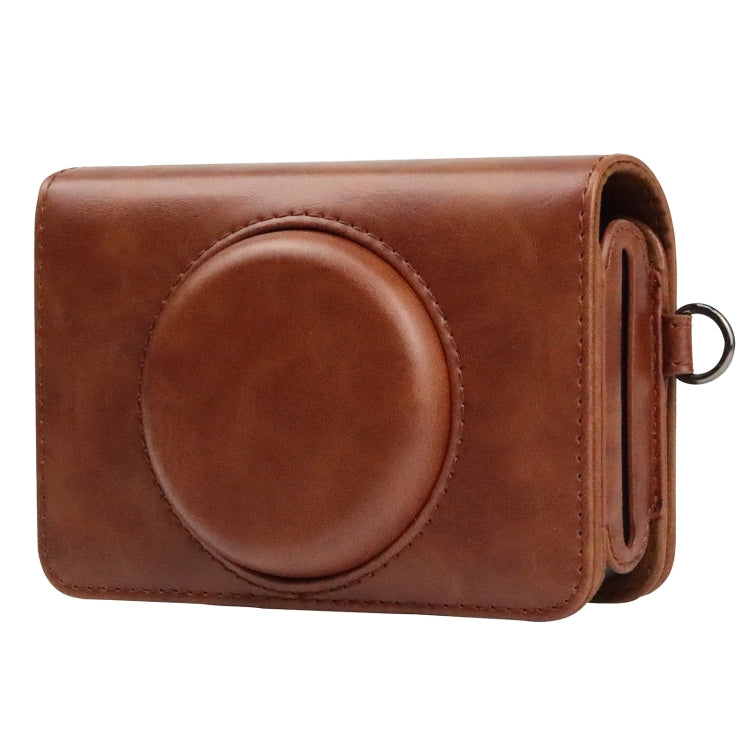 For Kodak Mini Shot2 Retro / C210R instax Full Body Camera PU Leather Case Bag with Strap, For Kodak Mini Shot2 Retro / C210R