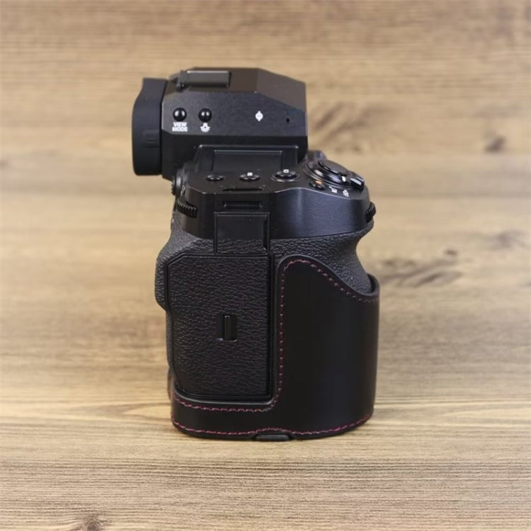 For Fujifilm XH2S 1/4 inch Thread PU Leather Camera Half Case Base, For Fujifilm XH2S