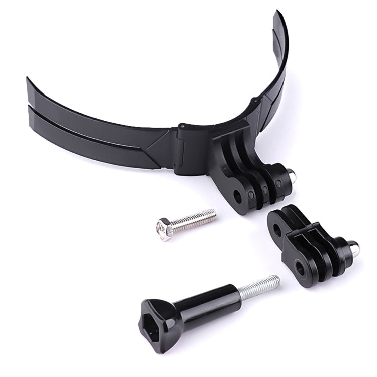Foldable Bending Action Camera Phone Helmet Mount Kit with J-Hook Buckle & Rotation Phone Clamp & Adapter, Foldable Bending Mount
