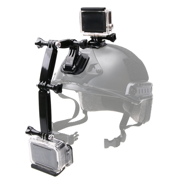 Helmet Front Mount Bundle Set for GoPro, Insta360, DJI and Other Action Cameras, Mount Bundle Set