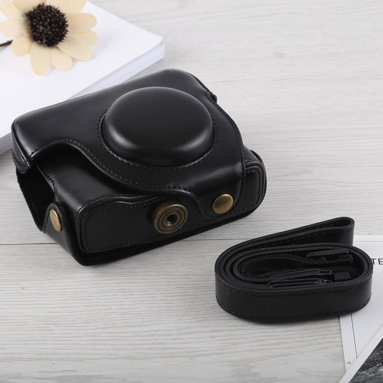 Full Body Camera PU Leather Case Bag with Strap for Canon G16, For G16