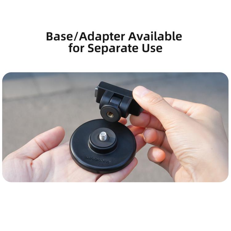 Sunnylife Quick-Release Magnetic Base Mount 1/4 180 Tilt Adjustable Tabletop Base Bracket For Insta360 X4 Air / X5 / Ace / Ace Pro 2 / 1, DZ-142 For Insta360 X4 Air / X5