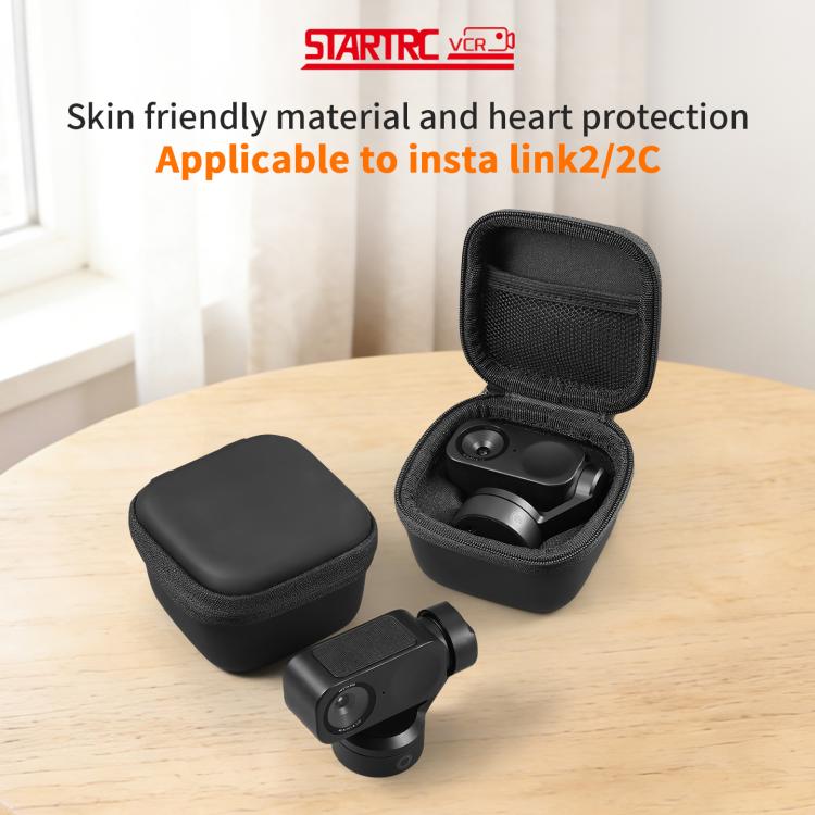 For Insta360 Link 2 / 2C / 2 Pro STARTRC Mini Portable Body Diamond Texture PU Storage Bag, For Insta360 Link 2