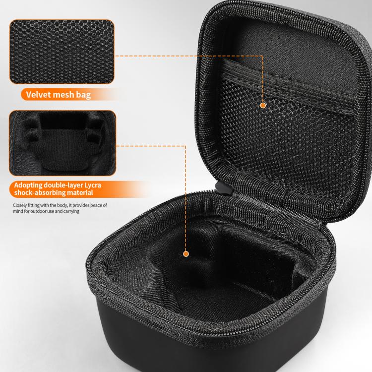 For Insta360 Link 2 / 2C / 2 Pro STARTRC Mini Portable Body Diamond Texture PU Storage Bag, For Insta360 Link 2