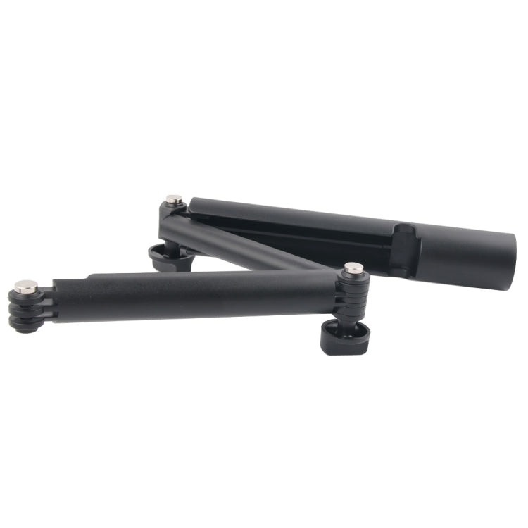 3-Way Monopod + Magic Mount Selfie Stick for GoPro, Insta360, DJI and Other Action Cameras, Length: 24.5-63cm(Black)