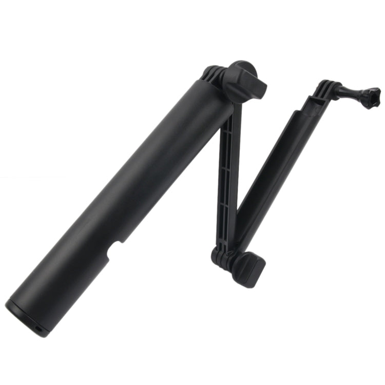 3-Way Monopod + Magic Mount Selfie Stick for GoPro, Insta360, DJI and Other Action Cameras, Length: 24.5-63cm(Black)