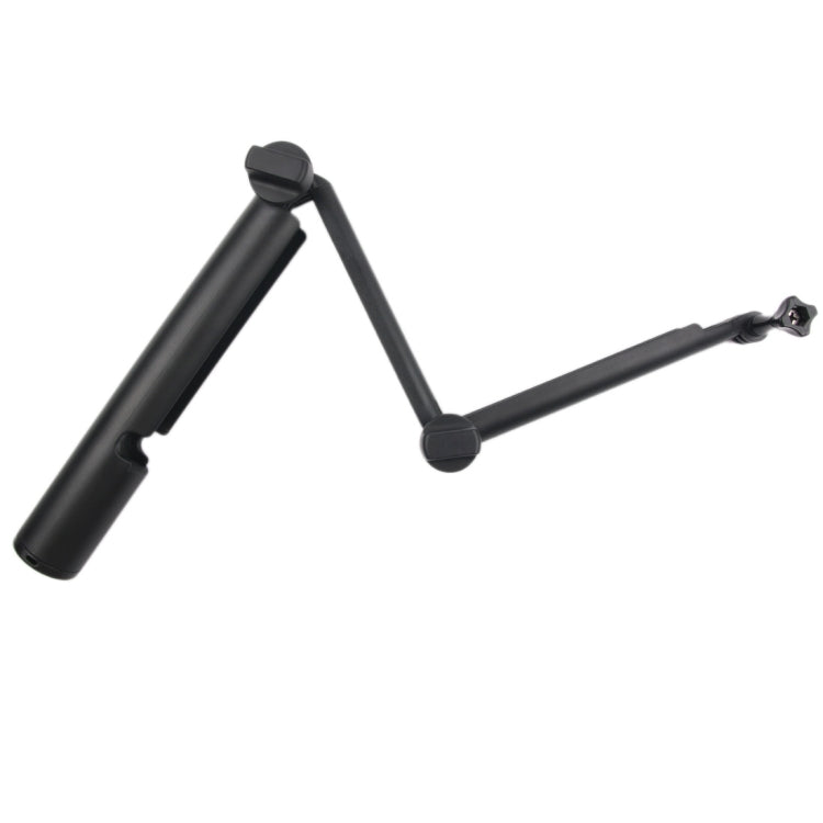 3-Way Monopod + Magic Mount Selfie Stick for GoPro, Insta360, DJI and Other Action Cameras, Length: 24.5-63cm(Black)