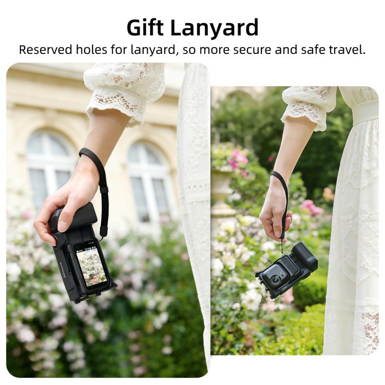 For Insta360 GO Ultra Sunnylife Street Photography Handle Ergonomic Hand Grip Quick Release Shutter Handle, For Insta360 GO Ultra (Black), For Insta360 GO Ultra (White)