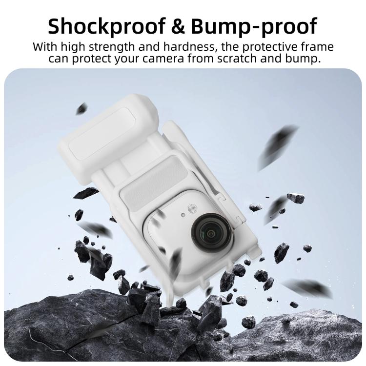 For Insta360 GO Ultra Sunnylife Street Photography Handle Ergonomic Hand Grip Quick Release Shutter Handle, For Insta360 GO Ultra (Black), For Insta360 GO Ultra (White)