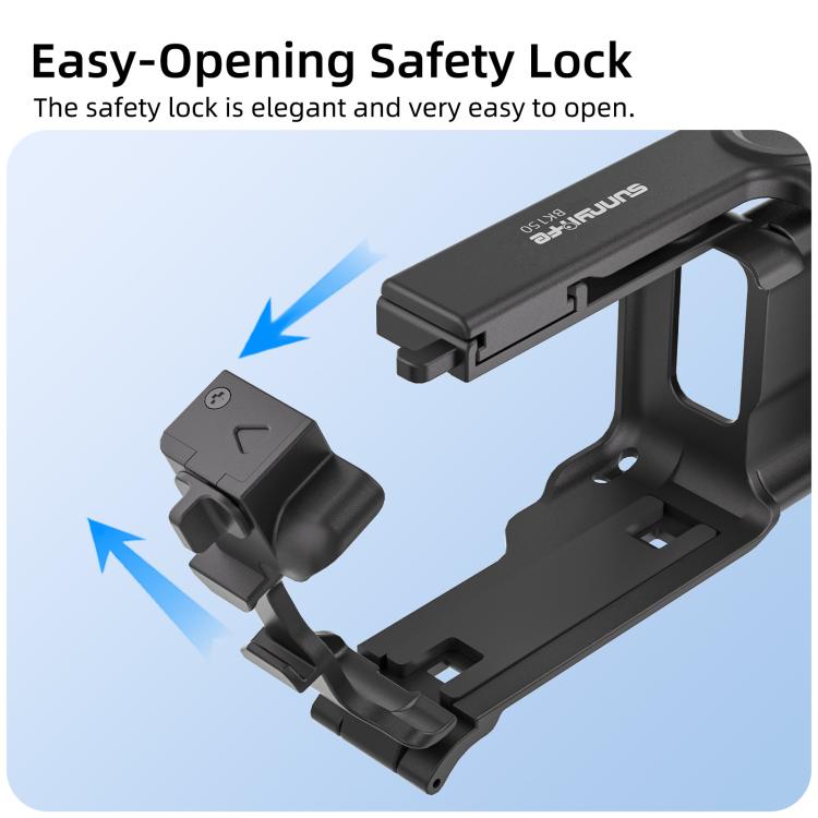 For Insta360 GO Ultra Sunnylife Street Photography Handle Ergonomic Hand Grip Quick Release Shutter Handle, For Insta360 GO Ultra (Black), For Insta360 GO Ultra (White)