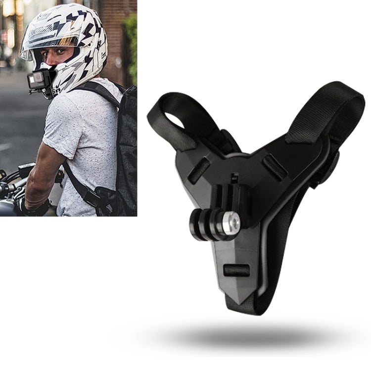Helmet Belt Mount for GoPro Hero12 Black / Hero11 /10 /9 /8 /7 /6 /5, Insta360 Ace / Ace Pro, DJI Osmo Action 4 and Other Action Cameras(Black)