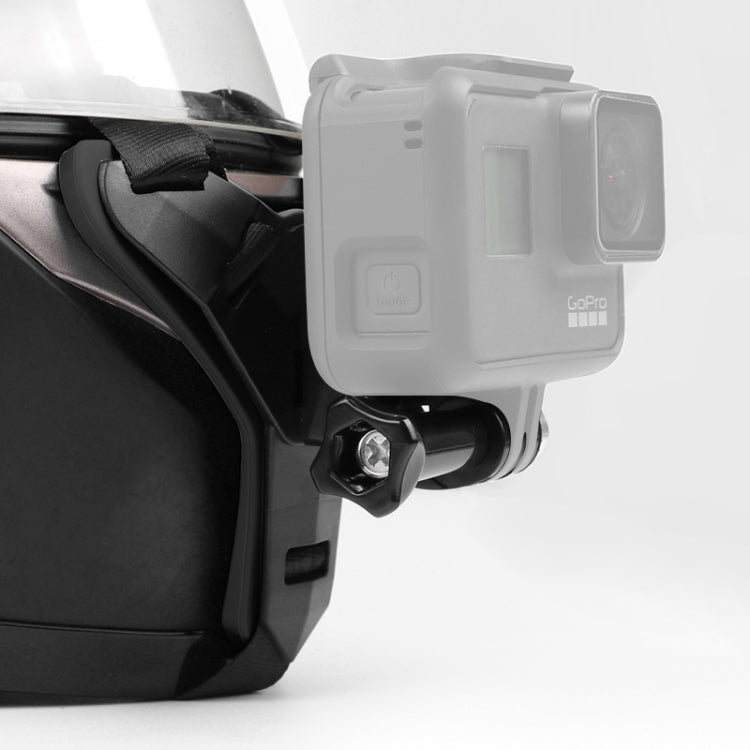 Helmet Belt Mount for GoPro Hero12 Black / Hero11 /10 /9 /8 /7 /6 /5, Insta360 Ace / Ace Pro, DJI Osmo Action 4 and Other Action Cameras(Black)
