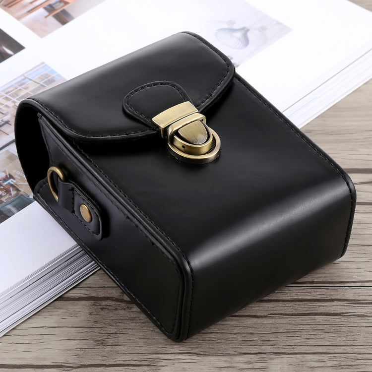 Full Body Camera Buckle Lock PU Leather Case Bag with Hand Strap & Neck Strap for Canon G7X II / G9X Mark II, Sony RX100 / M2, For RX100, For G7X II