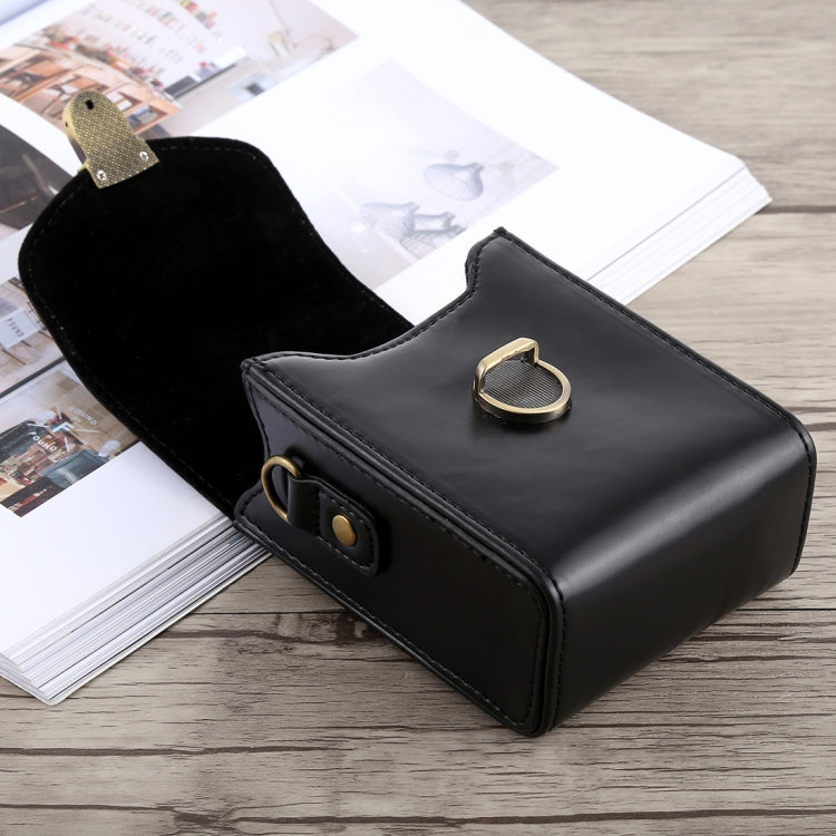 Full Body Camera Buckle Lock PU Leather Case Bag with Hand Strap & Neck Strap for Canon G7X II / G9X Mark II, Sony RX100 / M2, For RX100, For G7X II