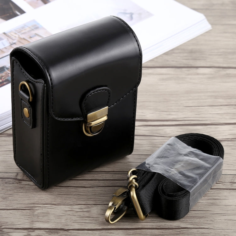 Full Body Camera Buckle Lock PU Leather Case Bag with Hand Strap & Neck Strap for Canon G7X II / G9X Mark II, Sony RX100 / M2, For RX100, For G7X II