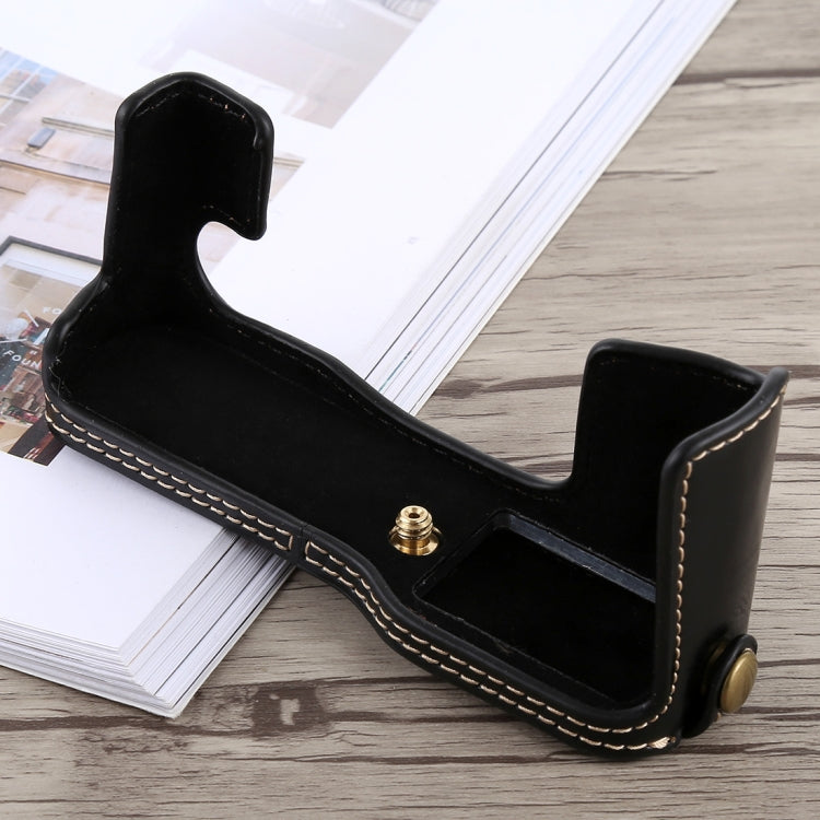 1/4 inch Thread PU Leather Camera Half Case Base for FUJIFILM X-T10 / X-T20, For FUJIFILM  XT10, For FUJIFILM XT10