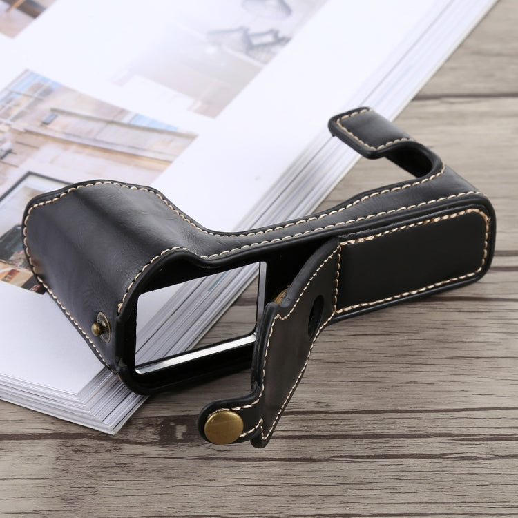 1/4 inch Thread PU Leather Camera Half Case Base for FUJIFILM X-T10 / X-T20, For FUJIFILM  XT10, For FUJIFILM XT10