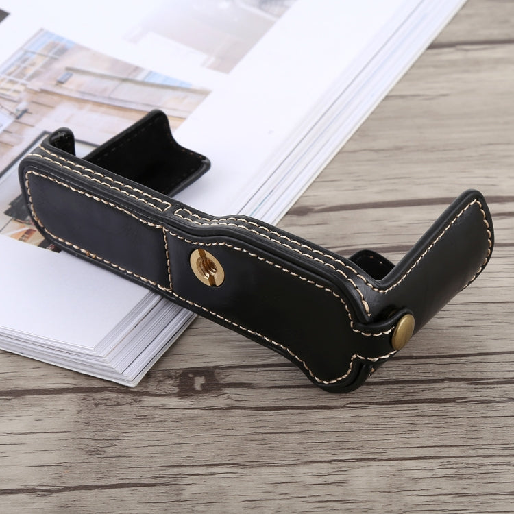 1/4 inch Thread PU Leather Camera Half Case Base for FUJIFILM X-T10 / X-T20, For FUJIFILM  XT10, For FUJIFILM XT10