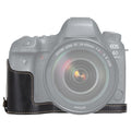 1/4 inch Thread PU Leather Camera Half Case Base for Canon EOS 6D /  6D Mark II, For Canon 6D2