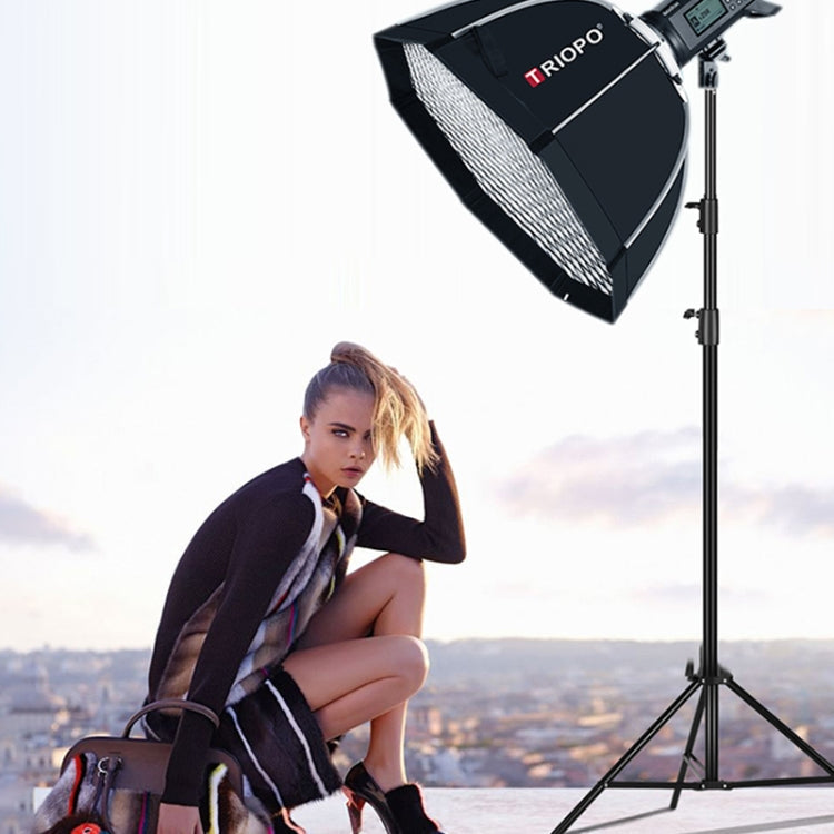 TRIOPO S90 Diameter 90cm Honeycomb Grid Octagon Softbox Reflector Diffuser for Studio Speedlite Flash Softbox, Diameter 90cm