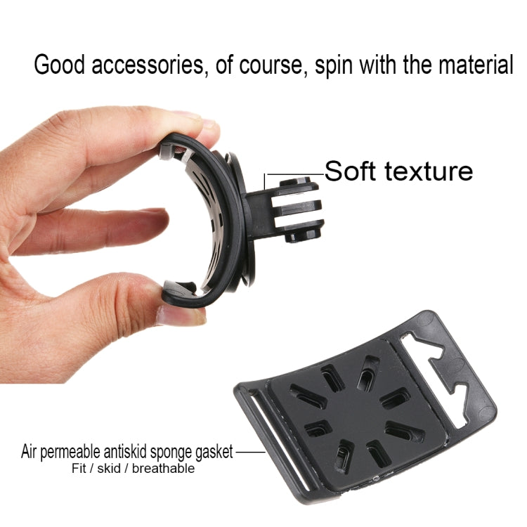 GP278 3-in-1 Hand/Wrist/Leg Straps with 360° Mount for GoPro, Insta360, DJI & Action Cameras (Black)
