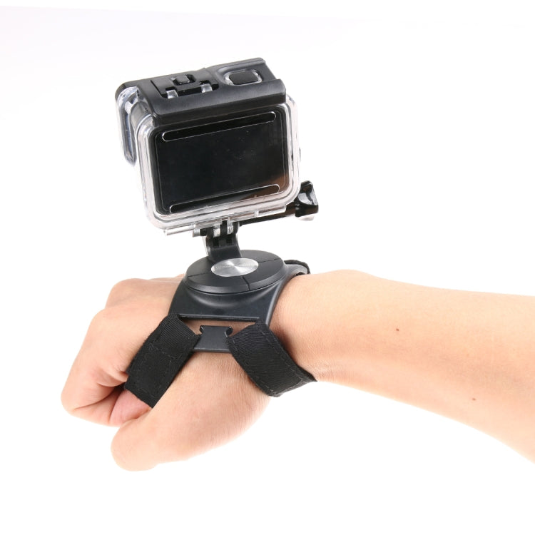 GP278 3-in-1 Hand/Wrist/Leg Straps with 360° Mount for GoPro, Insta360, DJI & Action Cameras (Black)
