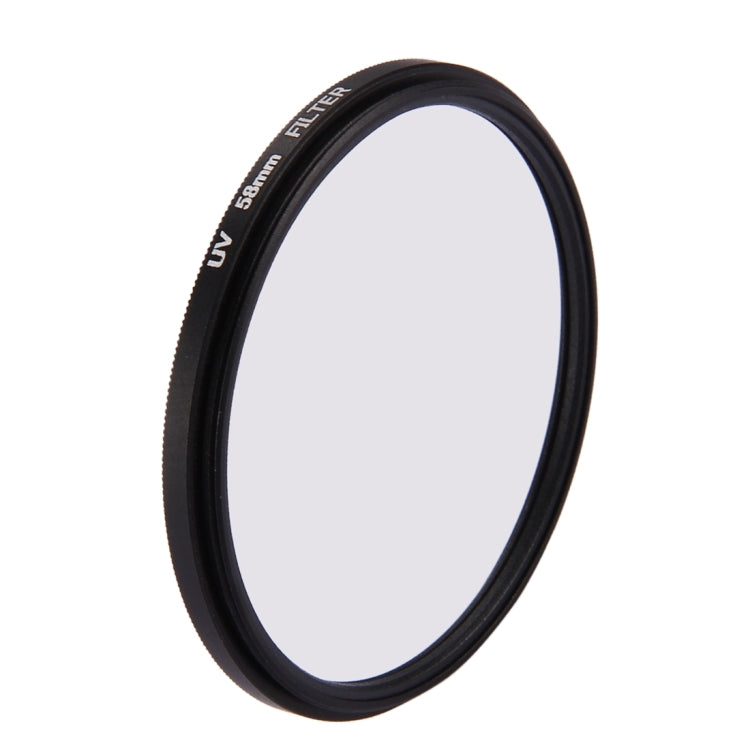 58mm 3 in 1 Round Circle UV Lens Filter with Cap for GoPro HERO7 Black/6 /5