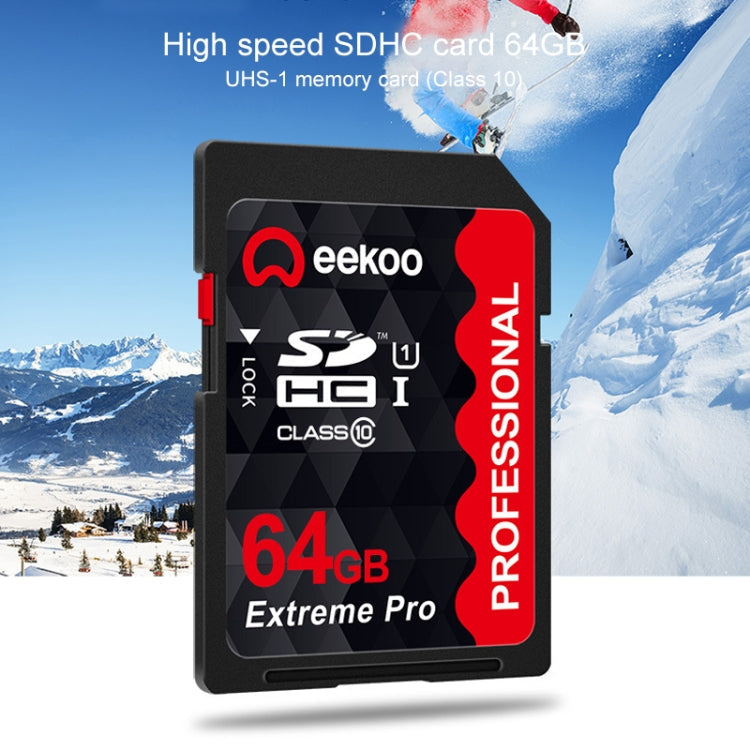 eekoo 64GB High Speed Class 10 SD Memory Card for All Digital Devices with SD Card Slot