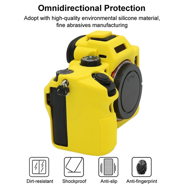 For Sony A7 III / ILCE-7M3 / A7R III Soft Silicone Protective Case, For Sony A7 III / ILCE-7M3 / A7R III