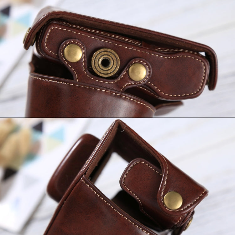 Full Body Camera PU Leather Case Bag with Strap for Olympus EPL7 / EPL8, For Olympus EPL8