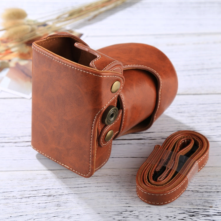Full Body Camera PU Leather Case Bag with Strap for FUJIFILM X-A3 / X-A2/ X-M1 / X-A10 (16-50mm / 18-55mm / XF 35mm Lens), For FUJI X-A3