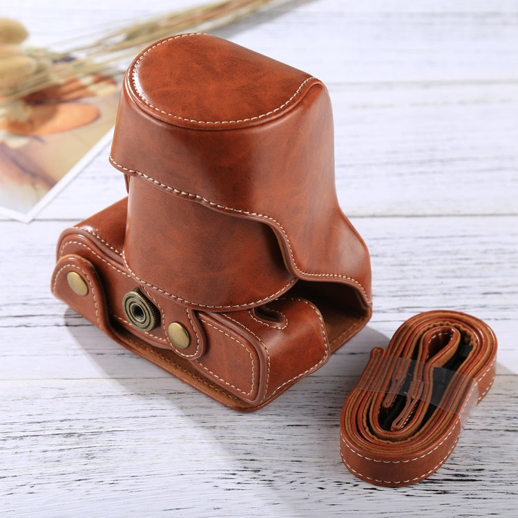 Full Body Camera PU Leather Case Bag with Strap for FUJIFILM X-A3 / X-A2/ X-M1 / X-A10 (16-50mm / 18-55mm / XF 35mm Lens), For FUJI X-A3