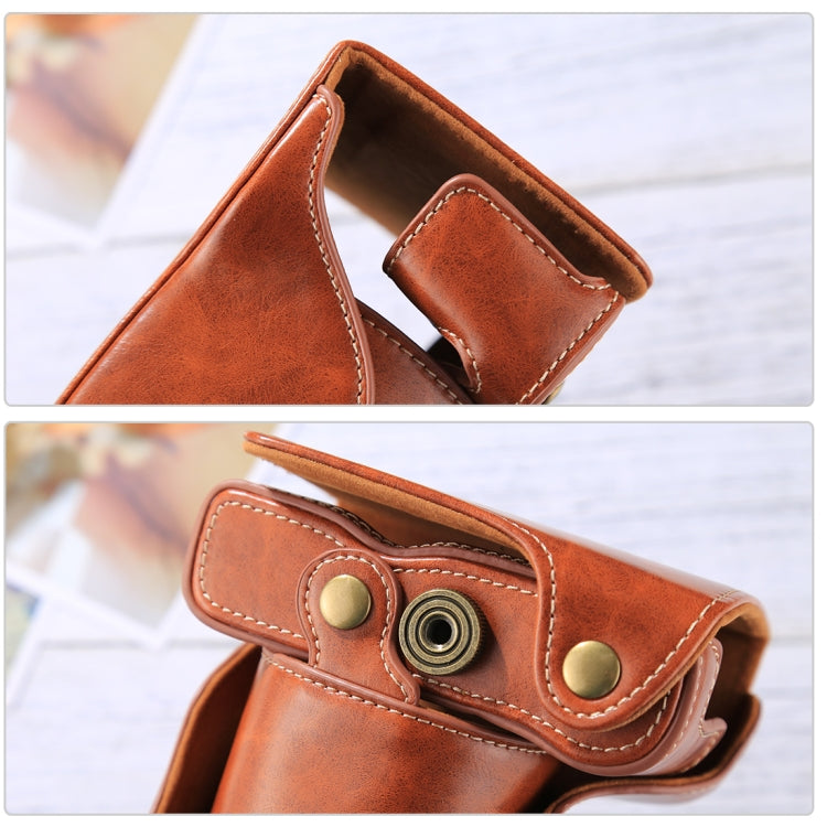 Full Body Camera PU Leather Case Bag with Strap for FUJIFILM X-A3 / X-A2/ X-M1 / X-A10 (16-50mm / 18-55mm / XF 35mm Lens), For FUJI X-A3