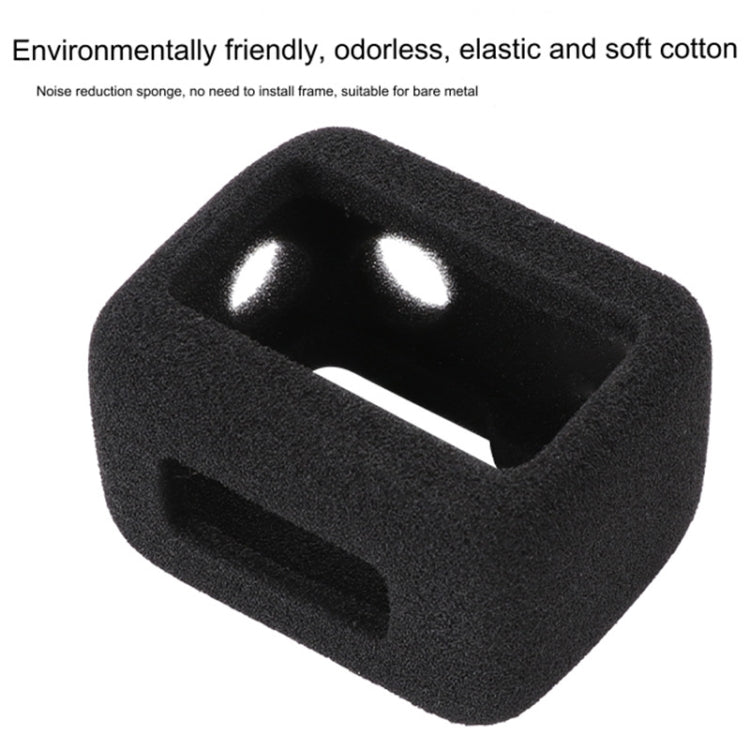 For Insta360 Ace Pro Sponge Foam Windshield Housing Case (Black)