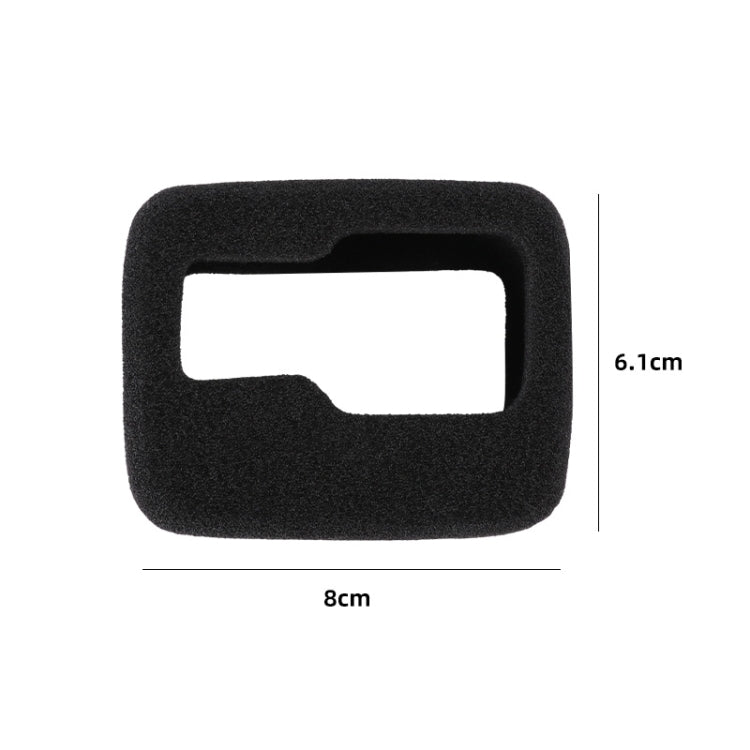 For Insta360 Ace Pro Sponge Foam Windshield Housing Case (Black)