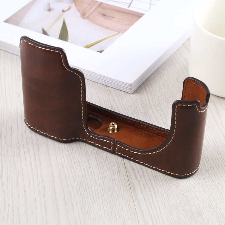 1/4 inch Thread PU Leather Camera Half Case Base for Leica TL (Typ 701), For Leica T701