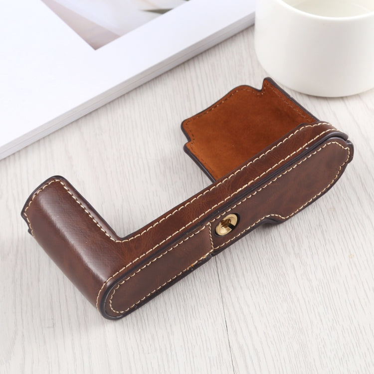 1/4 inch Thread PU Leather Camera Half Case Base for Leica TL (Typ 701), For Leica T701